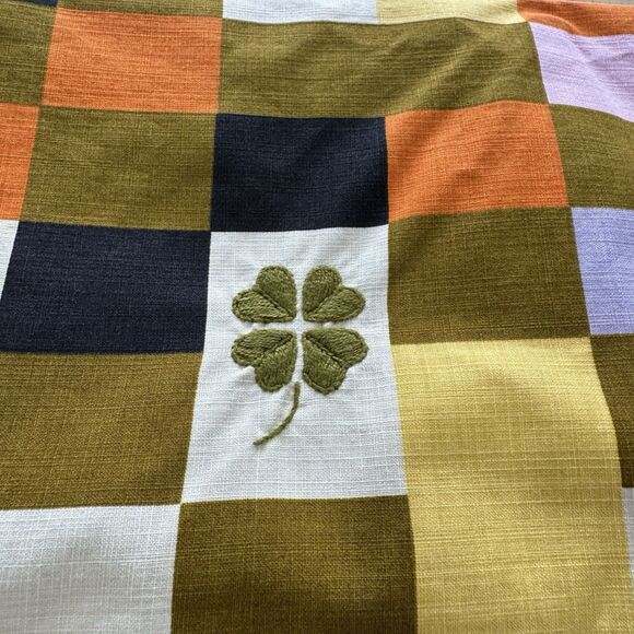 Ikea Mavinn Limited Edition Cushion Pillow Covers X2 Cat & Check Pattern Mod EUC - Picture 4 of 11